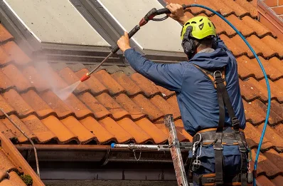 Démoussage et hydrofuge de toiture à la Baussaine
